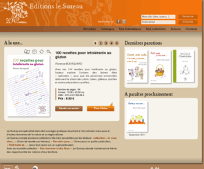 lesureau.net: Accueil, Editions le Sureau : livres de recettes thématiques, art culinaire, régionalisme, nature
Le Sureau, spécialisé dans des ouvrages pratiques touchant à l'art culinaire, aux  domaines de la nature et au régionalisme. Collections «Je vous aime...» ( recettes par thèmes), «Recettes pour...», «Petit traité de... ». «Des hommes et des lieux»