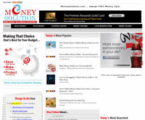 buymy1sthome.com: How To Make Money l Make Money Online l Make Money From Home - Make Money l Make Money Now
Learn How To Make Money,  Make Money Online, Make Money From Home, - Real & Simple Money Solutions to help you live better.