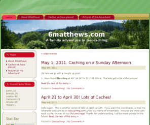 6matthews.com: 6Matthews
a log of our family geocaching adventure