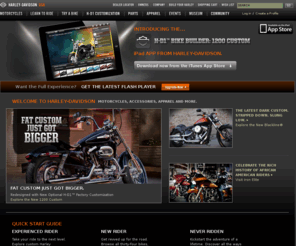 harely-davidson.com: Harley-Davidson USA
The official site of the Harley-Davidson Motor Company. View Harley-Davidson motorcycles, locate a motorcycle dealer, & browse motorcycle parts and apparel.
