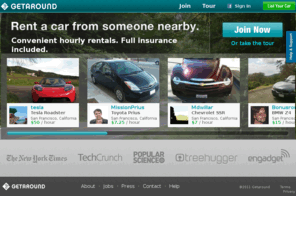 gettaround.com: Getaround - Peer-to-peer car sharing and car rental
Social car sharing: Rent cars by the hour from people around you. Start renting out yours today, and earn cash using your car.