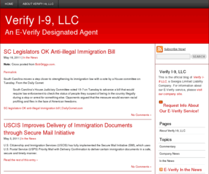 verifyi-9.com: Low-Cost E-Verify Service by Verify I-9, LLC :: Arizona E-Verify, Oklahoma E-Verify, South Carolina E-Verify, Tennessee E-Verify, Georgia E-Verify, Mississippi E-Verify
Verify I-9, LLC provides low-cost E-Verify employee verification with no setup fee and no monthly fee. As low as $4.95. We are a small business specialist with low rates for small business employers.