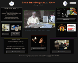 brain-sense.org: Brain Sense
Brain Enhancement and Repair - surviving to thriving
