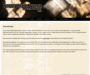gertischoen.net: Psychotherapy
Psychotherapy for depression, anxiety, stress, narcissistic disorders, shyness and low self esteem in New York City and Hoboken, NJ
