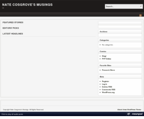 natecosgrove.com: Nate Cosgrove's Musings | Hi
Hi