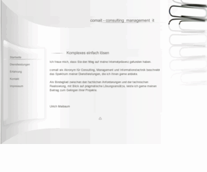 comait.org: comait - komplexes einfach lösen
IT Services Dienstleistungen