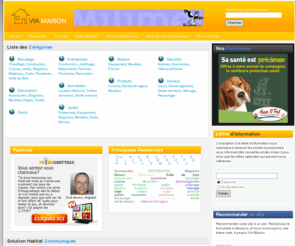 via-maison.com: Via Maison - L'annuaire internet de la maison
L'annuaire internet de la maison : le guide des sites internet pour la maison : bricolage, jardinage, cuisine, service, decoration et immobilier 