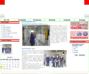 oxi50.com: Oxígeno Medicinal OXI50
Joomla! - el motor de portales dinámicos y sistema de administración de contenidos