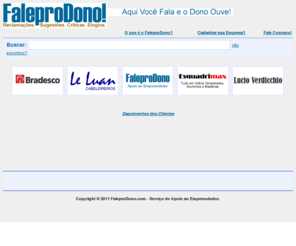 faleprodono.com: FaleproDono
Serviço de Apoio ao Empreendedor.