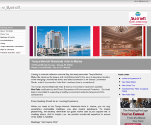 tampawatersidemeetings.com: Marriott Meeting Site
Marriott Southeast Hotels & Specials -- Explore destinations and search for special discount offers from Marriott hotels in Orlando, Miami, Tampa, Jacksonville, Tallahassee, Atlanta, Memphis, Nashville, Hilton Head, Birmingham and more.