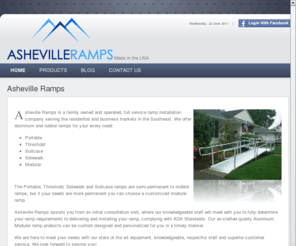 ashevilleramps.com: Asheville Ramps
Asheville Ramps is the WNC leader in wheelchair, scooter, custom ramps.