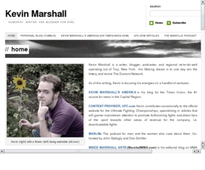 kevinmarshallonline.com: Weapon of Mass Seduction:  a Kevin Marshall Blog
The Official Website (like it matters) of Kevin Marshall