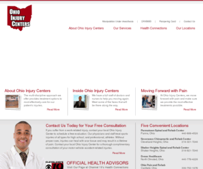 ohioinjurycenter.com: Cleveland chiropractic clinics : : Physical Therapist : : Sports Therapist
Offering Cleveland chiropractic, physical therapy and sports chiropractic services for sports injuries with MUA, chiropractors, massage therapist, physical therapist, sports therapist and sports therapy.