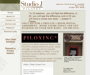 studiojpilates.com: Studio J Pilates
Studio J Pilates located in Hanford, CA
