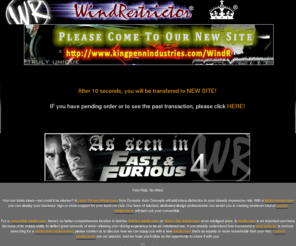 windresistor.biz: Custom Windscreen, Laser Etched Illuminated Windscreens, High Quality Wind Deflectors
Wind Restrictor offers custom laser etched, illuminated wind deflectors for when you want a new windscreen, a windscreen replacement, or custom Windscreens.
