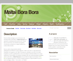 maitai-bora.com: Maitai Bora Bora
Maitai Bora Bora