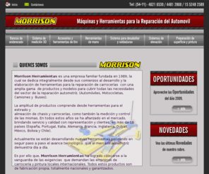 morrisonh.com: Herramientas Morrison
Máquinas y Herramientas para la reparación del automóvil