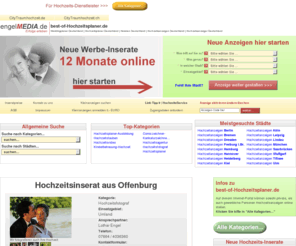 best-of-hochzeitsplaner.de: Weddingplaner Deutschland | Hochzeitsplaner Deutschland | Heiraten Deutschland | Hochzeitsanzeigen Deutschland | Hochzeitsanzeiger Deutschland
Themenschwerpunkt dieser Seite: Weddingplaner Deutschland | Hochzeitsplaner Deutschland | Heiraten Deutschland | Hochzeitsanzeigen Deutschland | Hochzeitsanzeiger Deutschland