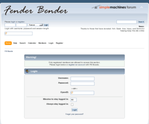 fender-bender.org: Login
Login