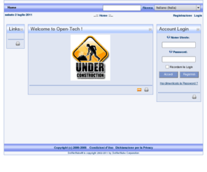 open-tech.biz: Account Utente
Aruba Nuke Default Portal