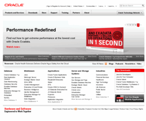 i-flexinc.com: Oracle | Hardware and Software, Engineered to Work Together
Oracle is the world's most complete, open, and integrated business software and hardware systems company.