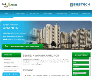 bestechanandagurgaon.com: Park View Ananda | Bestech Ananda Gurgaon | Book premium Apartment
Bestech Park View Ananda residential project sector 81 Gurgaon. It will fulfill all your desires. Contact us confirm bookings.