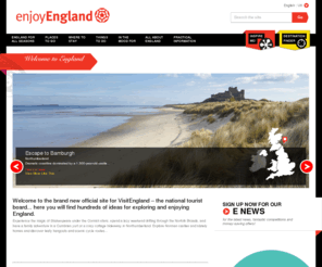 enjoyengland.net: England, Days Out, Holidays in England, Travel Guides : Enjoy England
 Enjoy England is the official website for tourism in England. Have a look at our travel guide for information and advice on what to do in England