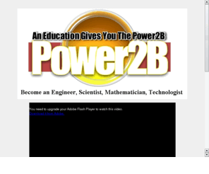 power2b.org: An Education Gives You the Power2B
An Education Gives You the Power2B