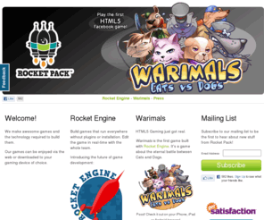 rocketpack.fi: Rocket Pack
Rocket Pack makes awesome games and the technology required to build them.