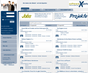 sw-xpert.org: IT-Projekte für IT-Freelancer: Staffing-Agentur zur Vermittlung von IT-Experten: www.sw-xperts.com
softwareXperts ist eine Staffing-Agentur, die erfahrene und qualifizierte IT-Experten vermittelt.
Ein wichtiger Erfolgsfaktor für ein gelungenes IT-Projekt sind IT-Experten. softwareXperts wählt innerhalb kürzester Zeit aus mehreren tausend Spezialisten den für Sie passenden Projektmitarbeiter aus.