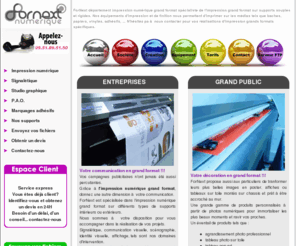 fornext-numerique.org: Impression numérique grand format directe sur tous supports
Impression numérique grand format directe sur tous types de supports pour la réalisation de bache, affiche, banderolle, kakemono, PLV, décors, vitrophanie, mur d'image intérieur et extérieur