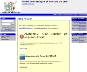 cueslds.net: Unité Economique et Sociale de LDS
Site de l'Unité  Economique et Sociale de Linedata Services