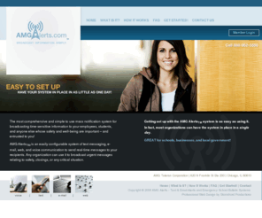 rpsalerts.com: Mass Notification Text, Telephone, Email and Web School Emergency Alert System by AMG Alerts
AMG Alerts offers mass notification system text alerts, telephone alerts, email alerts and emergency bulletins to schools, school bulletin system and businesses, employee notification system, Los Angeles, Chicago, New York, Indianapols, San Francisco, Atlanta, Boston, Dallas 