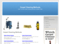 carpetcleaningmethods.org