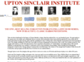 uptonsinclairinstitute.com