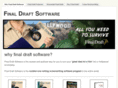 finaldraftsoftware.com