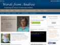 wordsfromandrea.com
