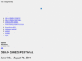 oslogriegfestival.com