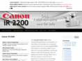 canonir2200.com