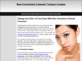 noncorrectivecoloredcontactlenses.com