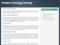 pediatriconcologynursing.com