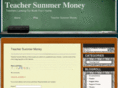 teachersummermoney.com