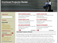 overheadprojectorrental.com