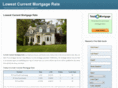 lowestcurrentmortgagerate.com