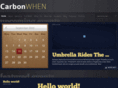 carbonwhen.com