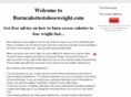burncaloriestoloseweight.com