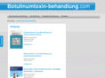 botulinumtoxin-behandlung.com