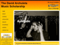 thedavidarchuletamusicscholarship.com