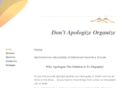 dontapologizeorganize.com