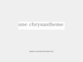 unechrysantheme.com